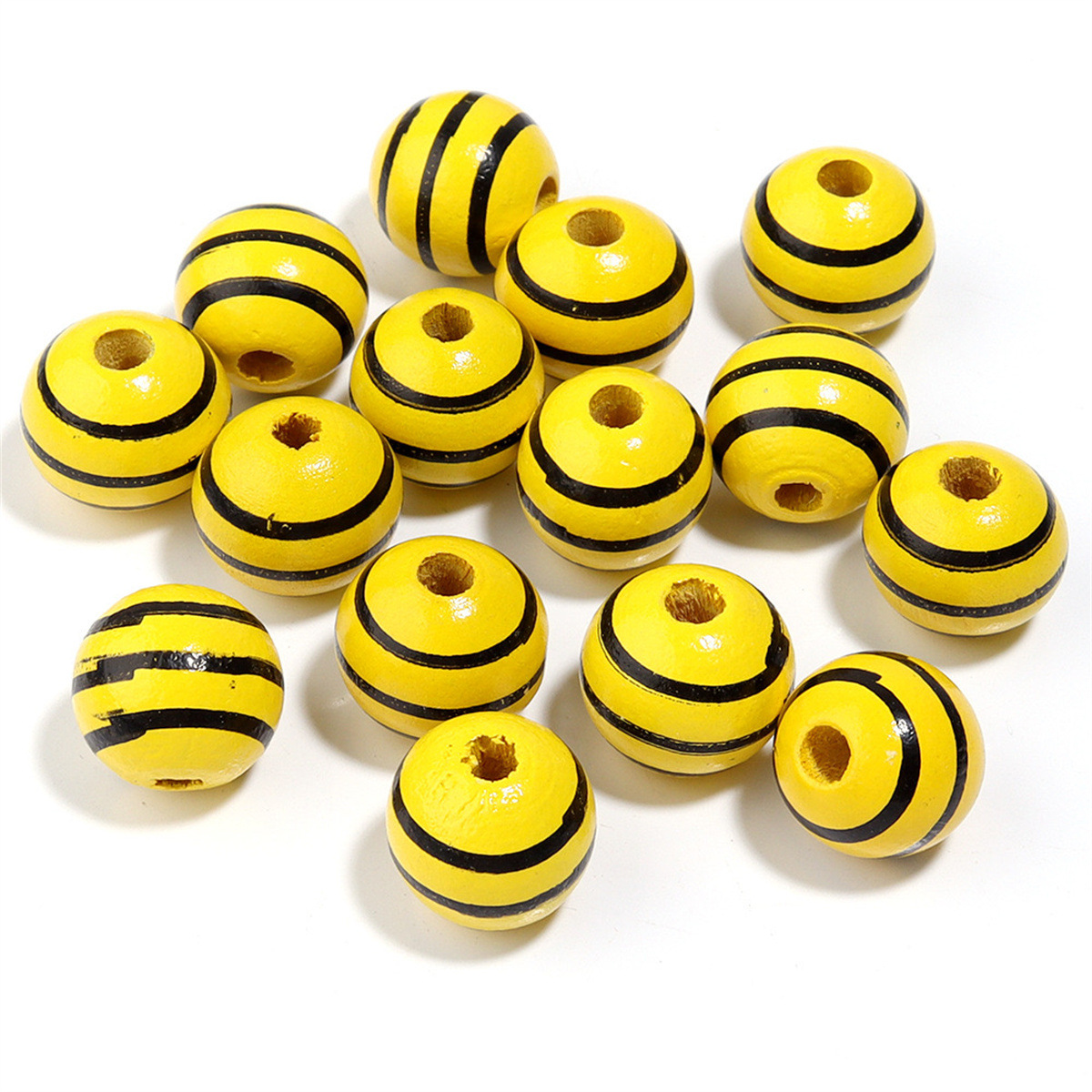 7:Black stripes on yellow background