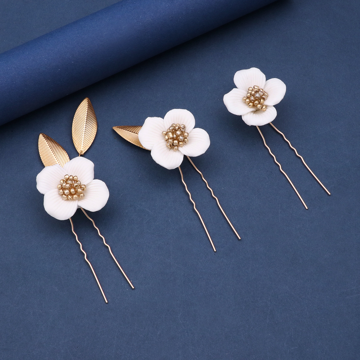 Three sets of hairpins