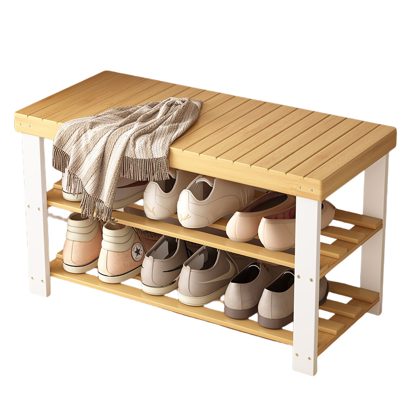 white and wood color legs