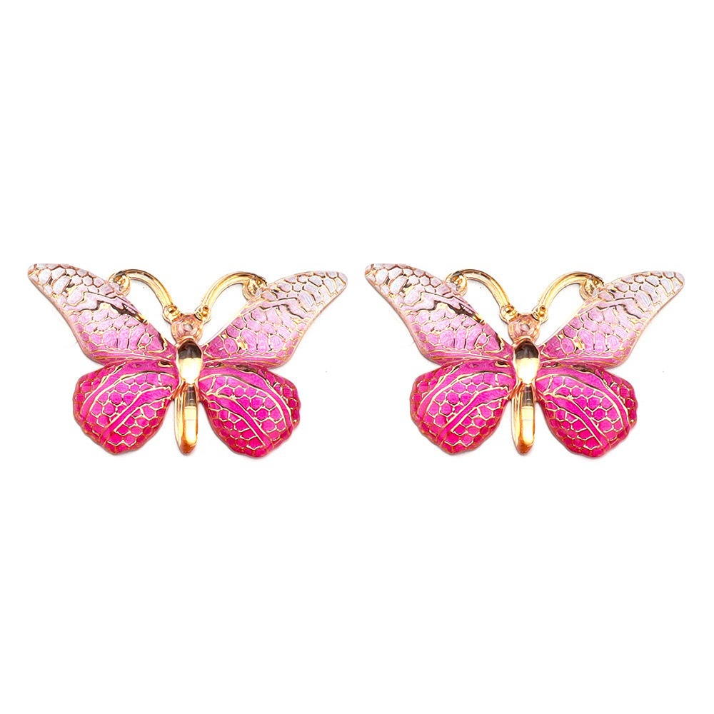 Light pink and rose red