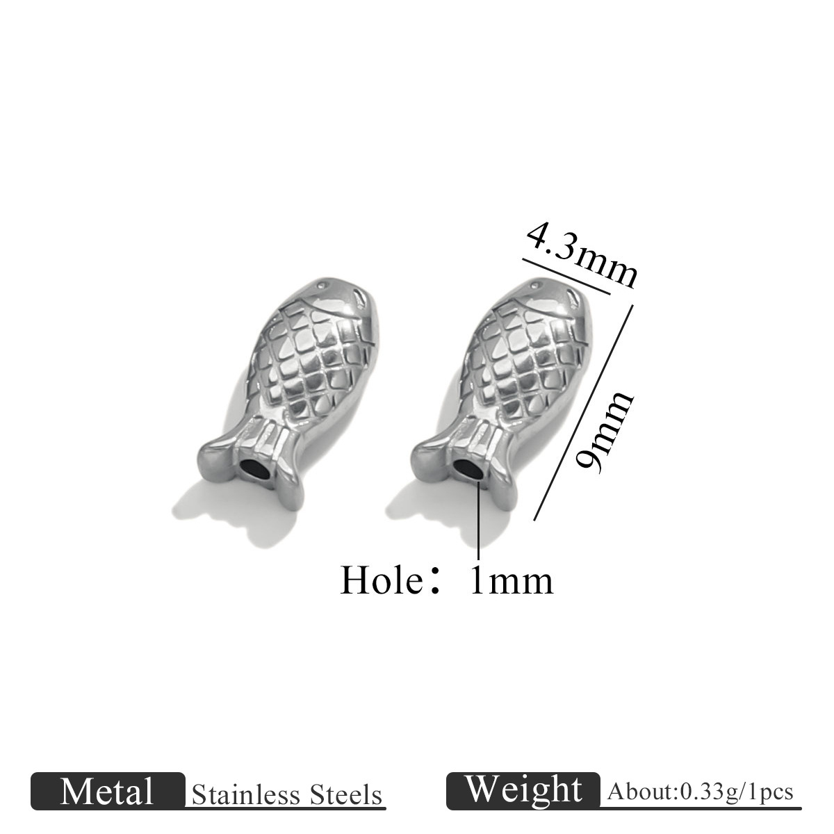 Steel-colored small fish