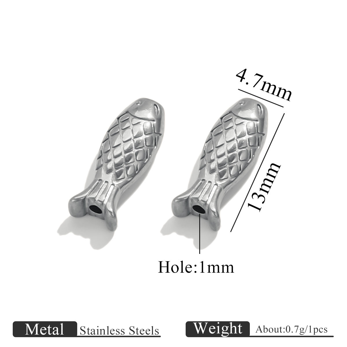 Steel-colored big fish