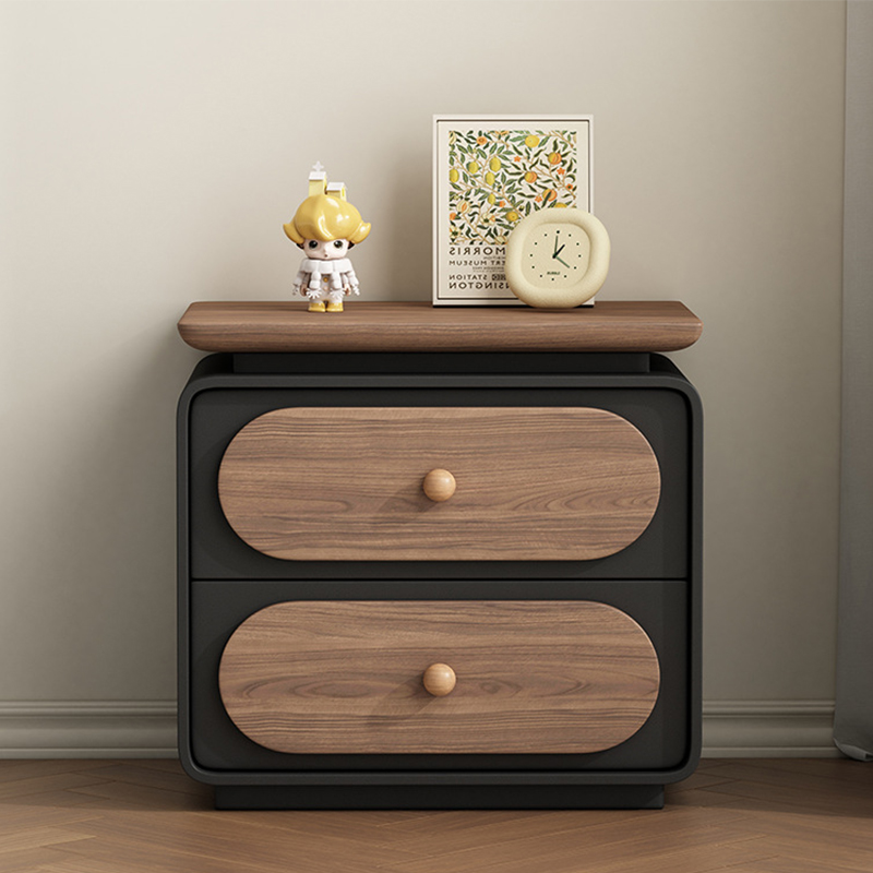 Black   walnut drawer surface