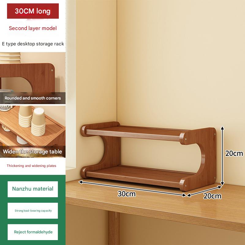 E-type full-panel storage rack 2 layers 30cm
