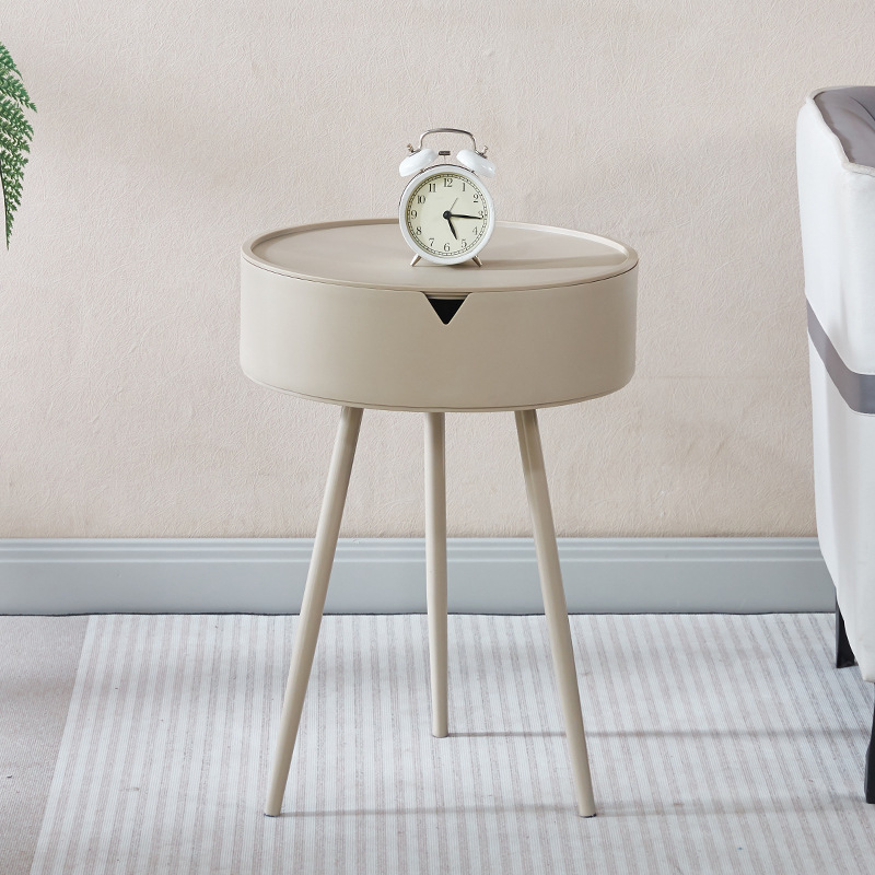 Three-leg bedside table khaki