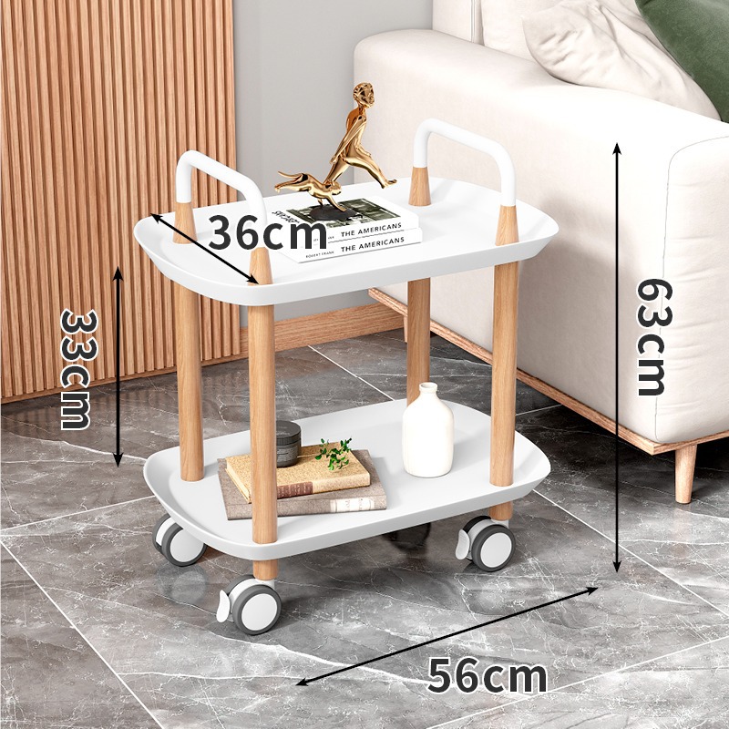 [Disc Beech] white two-layer mute pulley with handrail