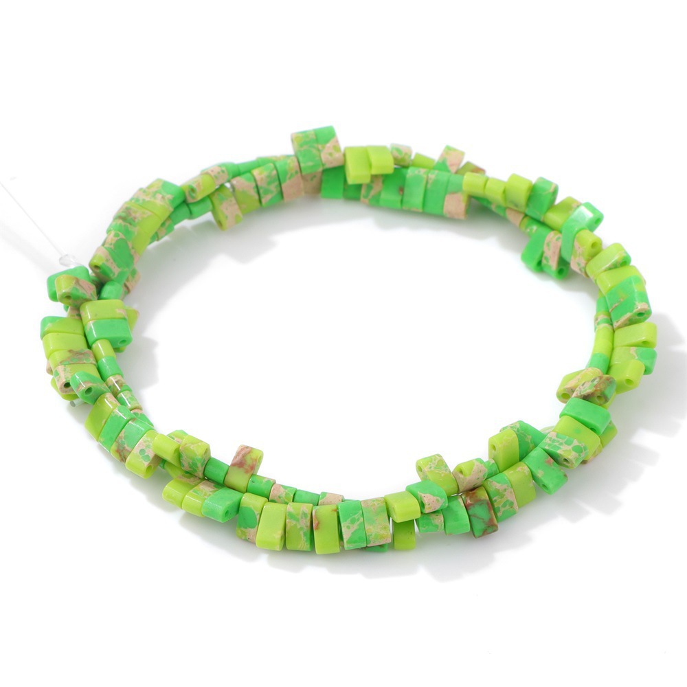 Grass green shoushan stone 2mm (140pcs)