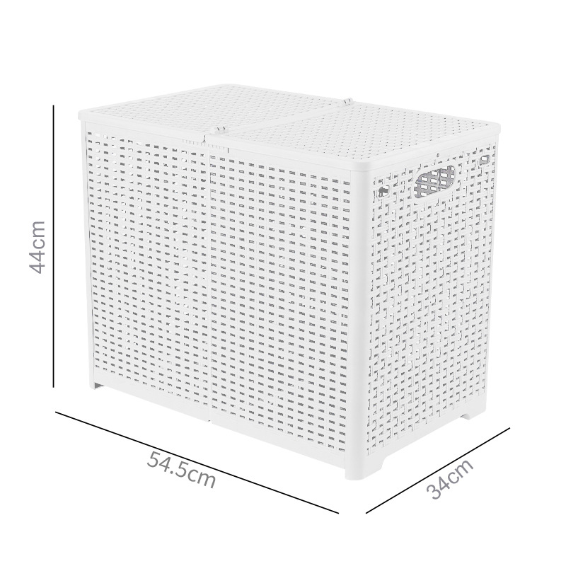 Extra Large White (grid   with lid)