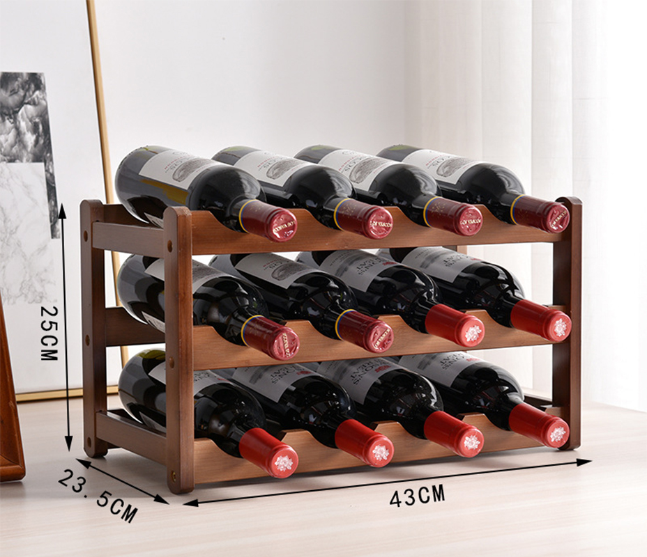 Three-layer extra large (12 bottles can be placed)