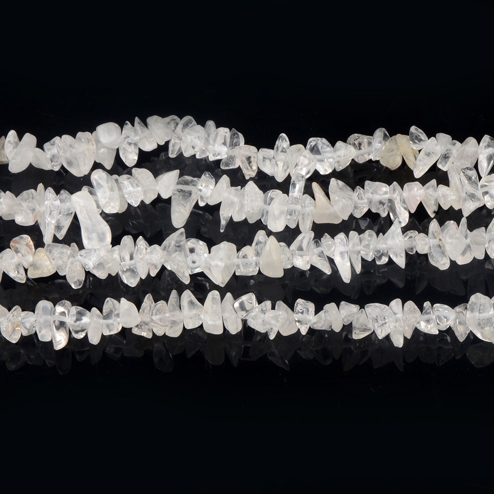 White Crystal 5-8mm, about 85cm long