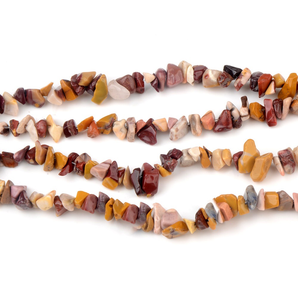 Egg yolk Stone 5-8mm, about 85cm long