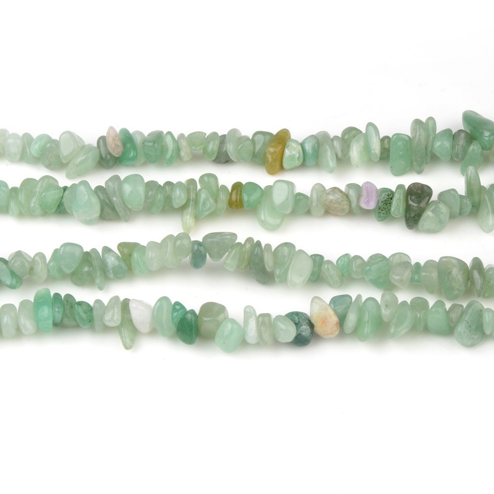 Green aventurine 5-8mm, about 85cm long