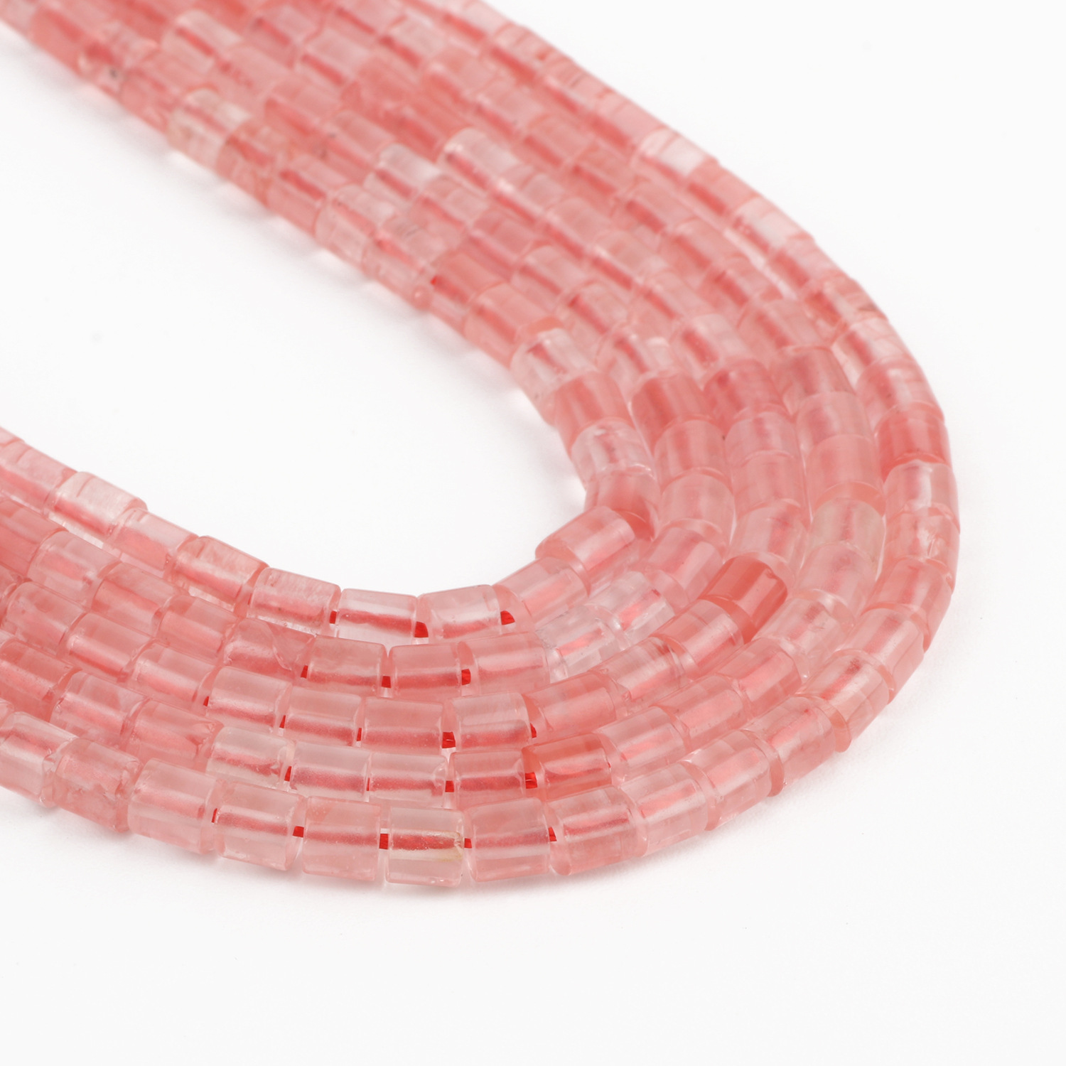 Watermelon red 4x4mm (about 90pcs)