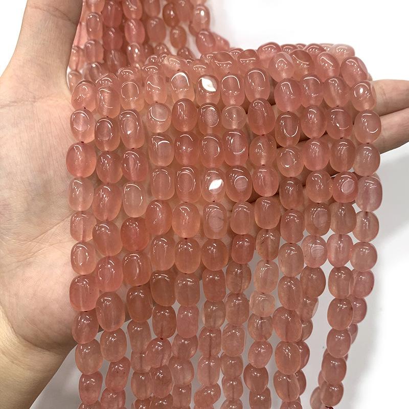 Irregular rectangular column watermelon red