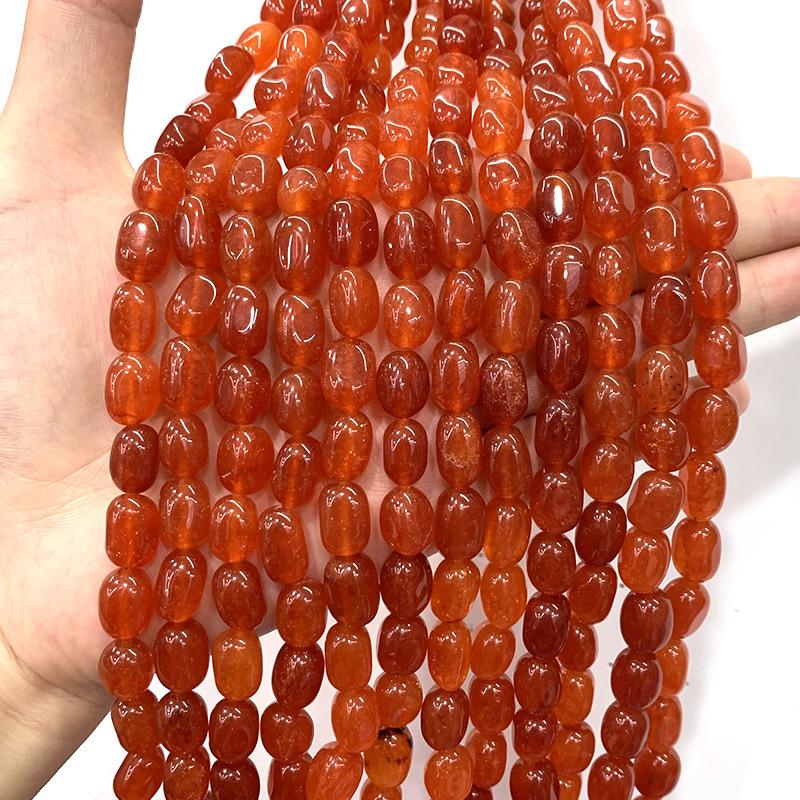 The irregular rectangular column is red