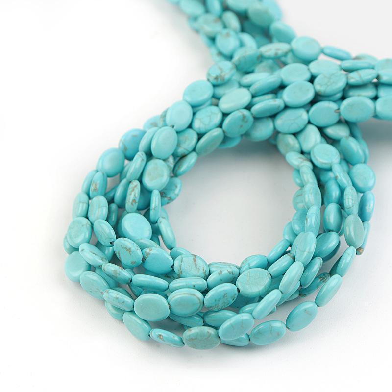 blue turquoise 8*6mm（批次不同会有色差）