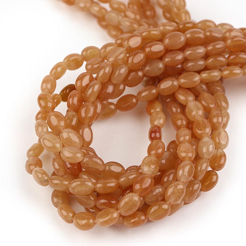 Red Aventurine 8*6mm（批次不同会有色差）