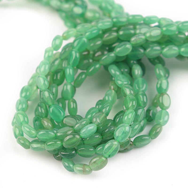 Green Aventurine 8*6mm（批次不同会有色差