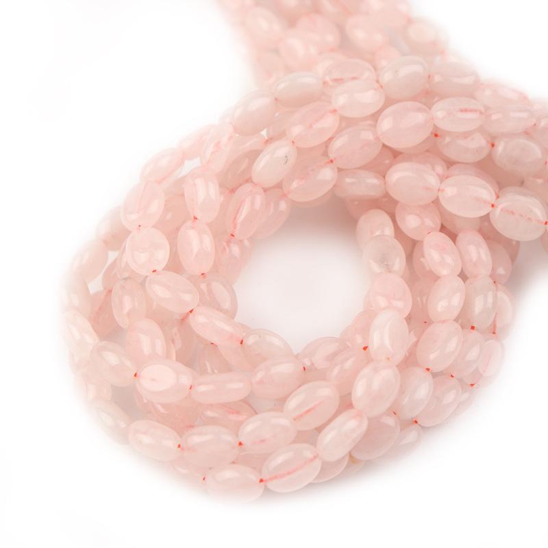 Rose Quartz 8*6mm（批次不同会有色差）