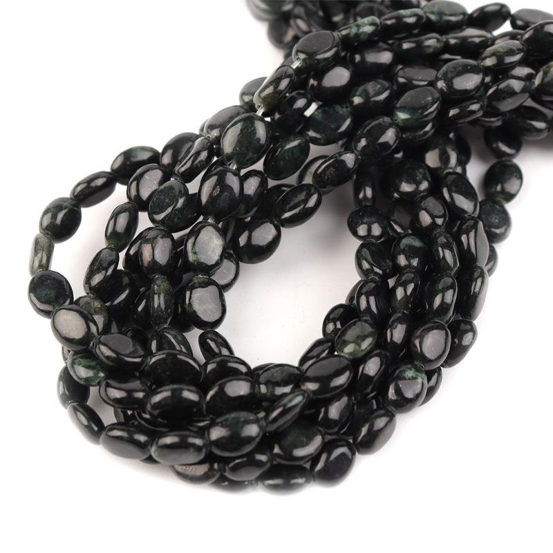 Black jade 8*6mm（批次不同会有色差）
