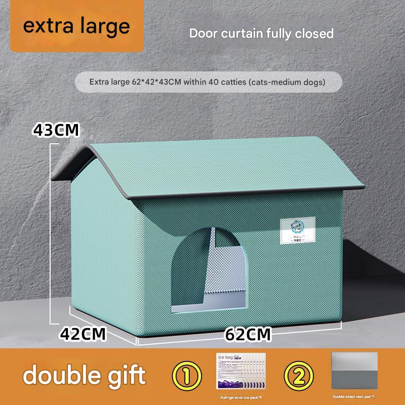 Extra-large peacock blue