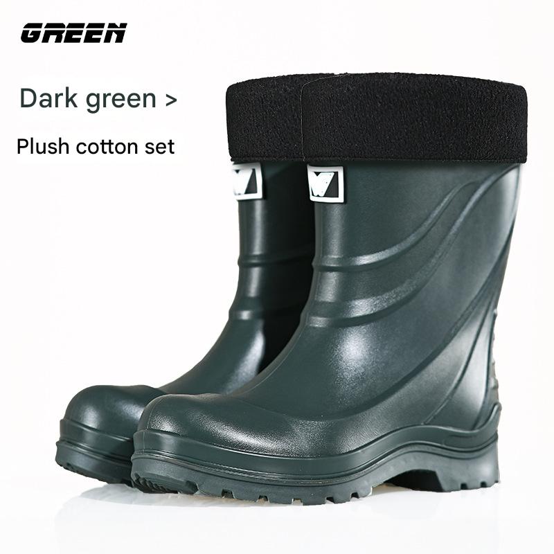 Green gray [with detachable pile sleeve]]