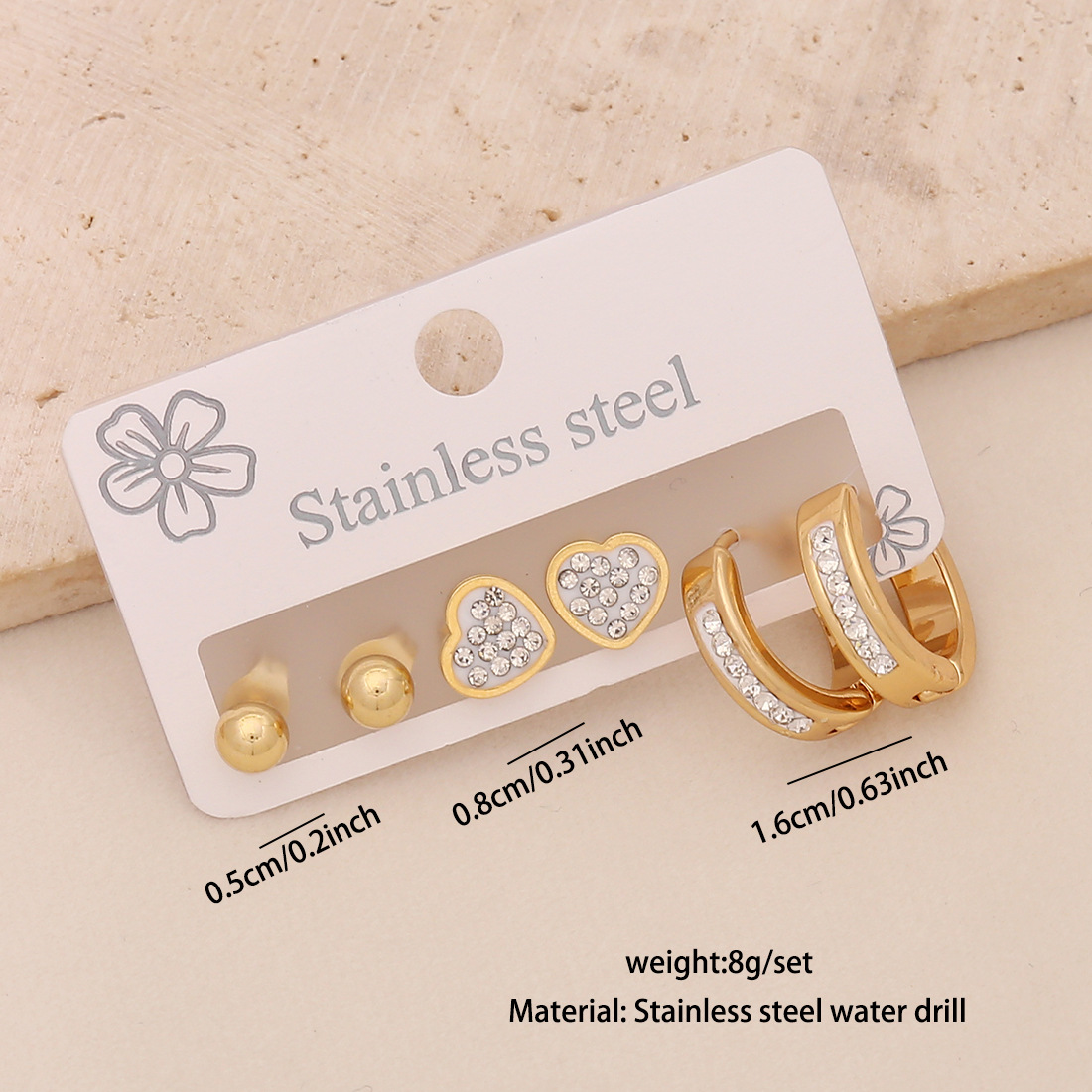 3:3#Round bead heart