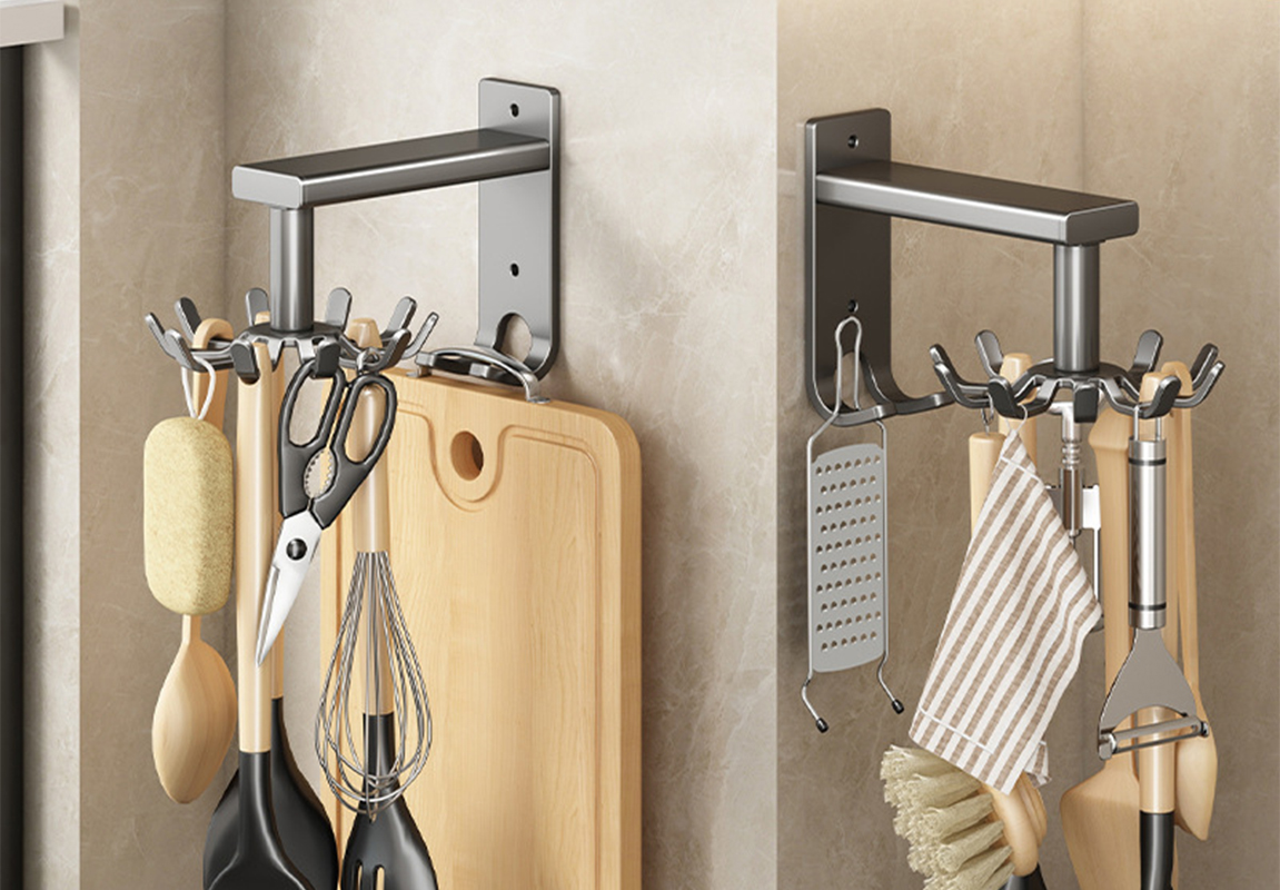 Gun Gray-2 Rotating 10 hooks (dual purpose)