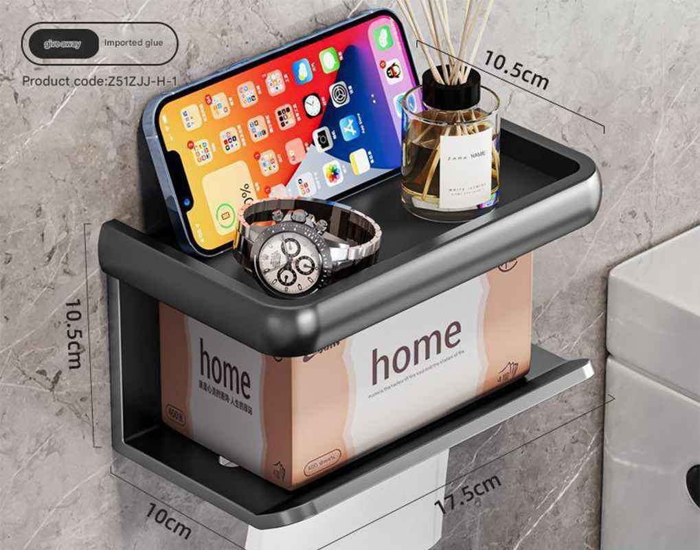 [Black Tissue Box] Thickened Double Layer-Single Draw