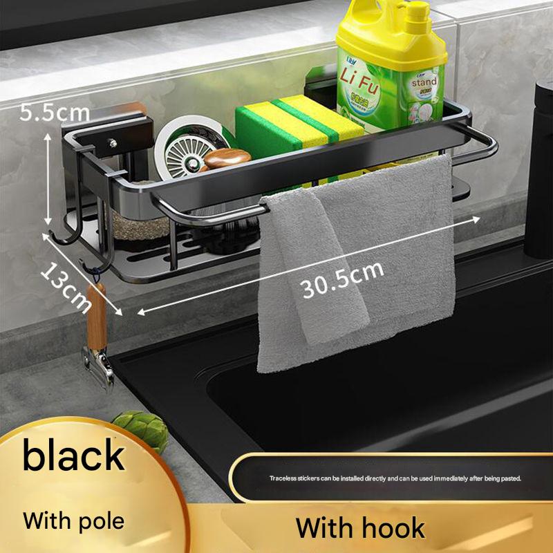 Silver wide-brimmed rectangular with Rod nail-free stickers