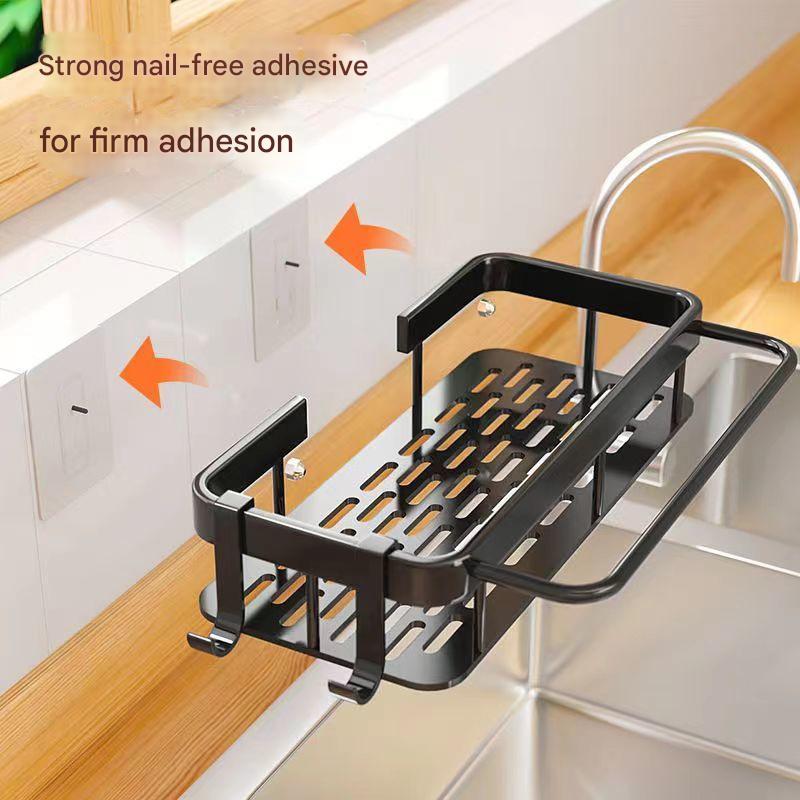 Black wide-brimmed rectangular with Rod nail-free stickers