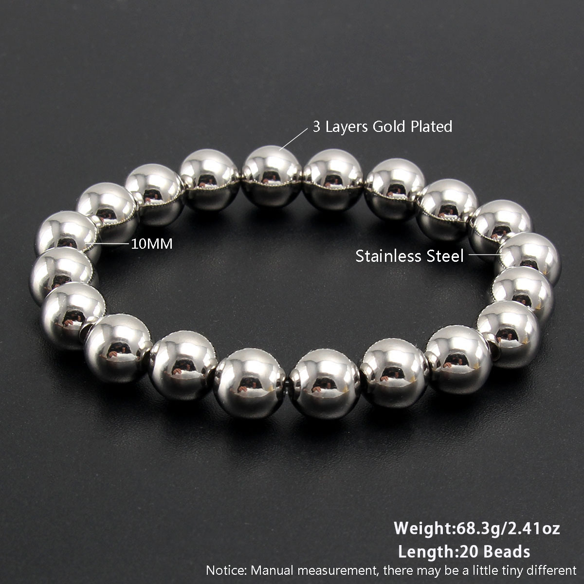 1:NH08-4 10mm Silver