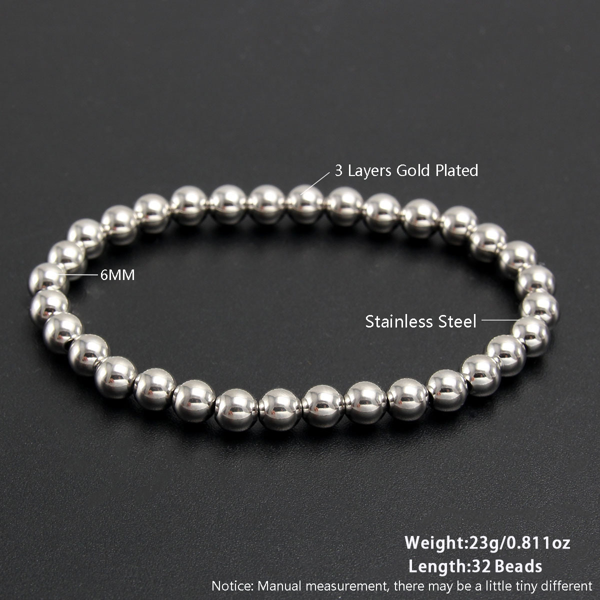 3:NH08-6 6mm Silver