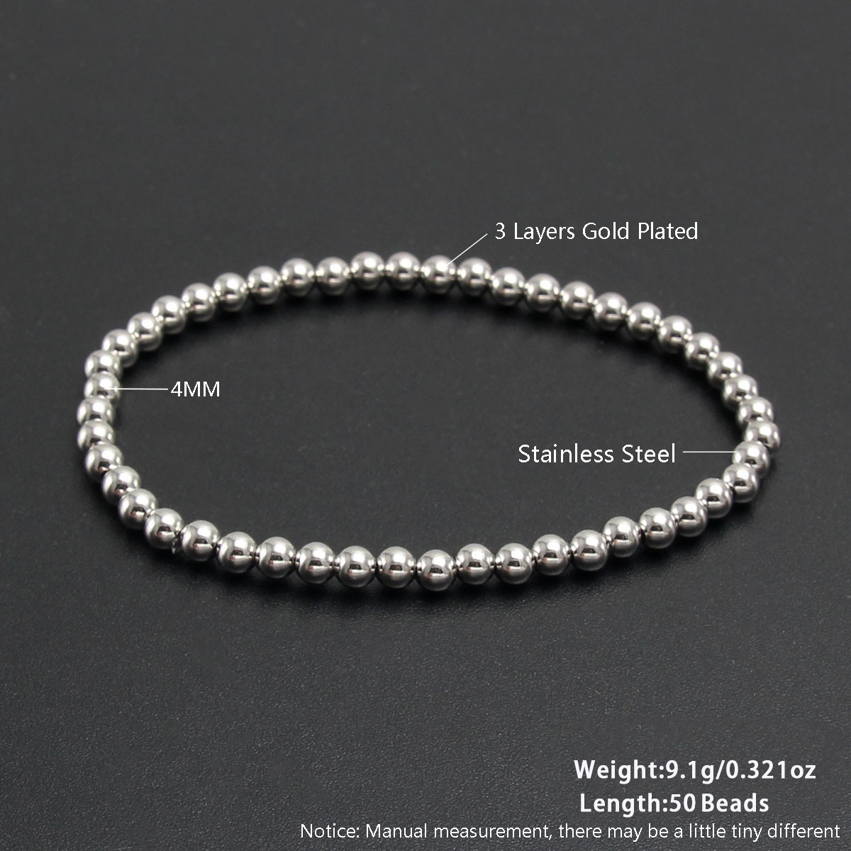 5:NH08-8 4mm Silver