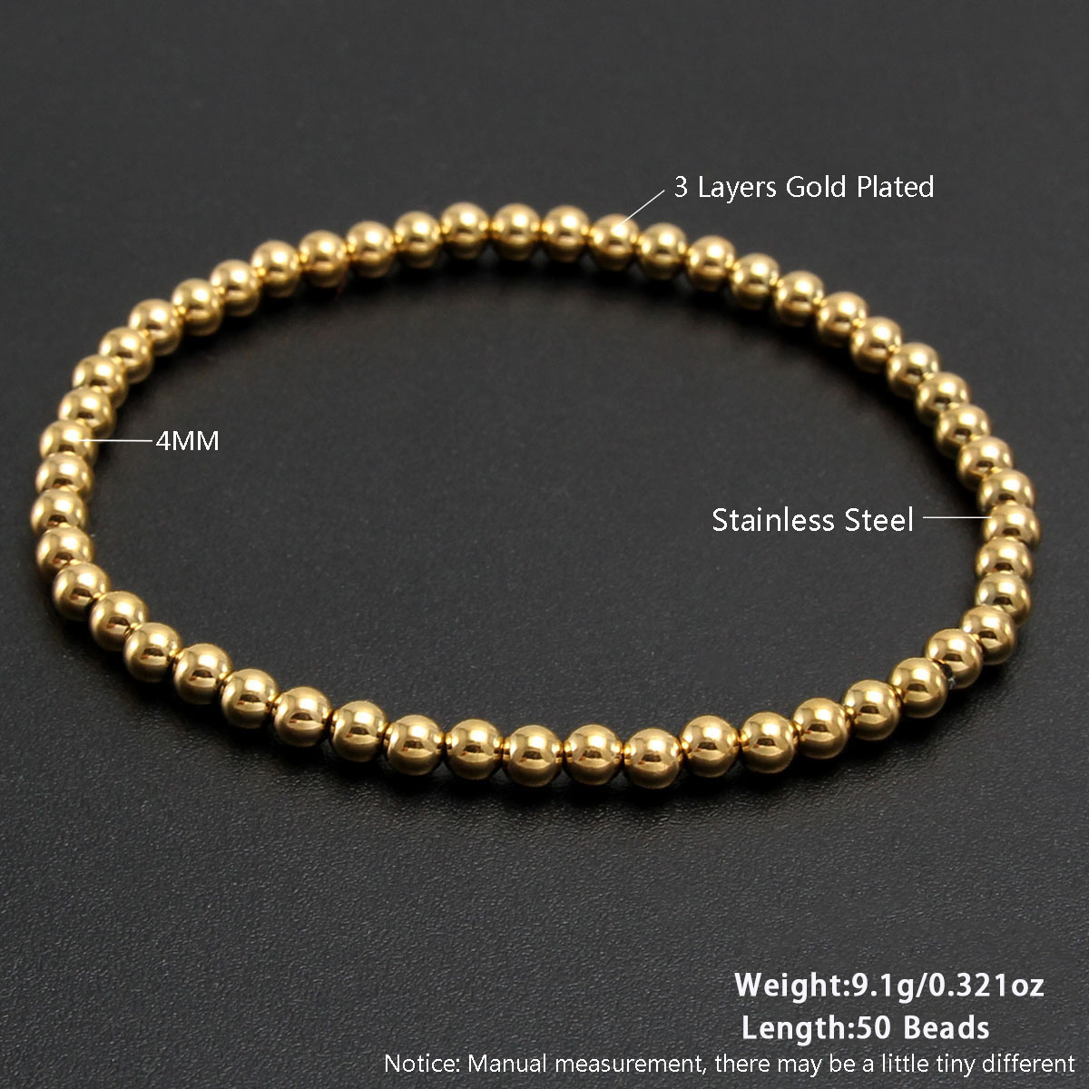 12:NH09-5 4mm gold
