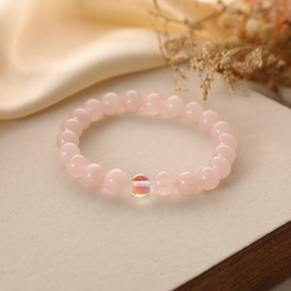 Rose quartz + moonstone