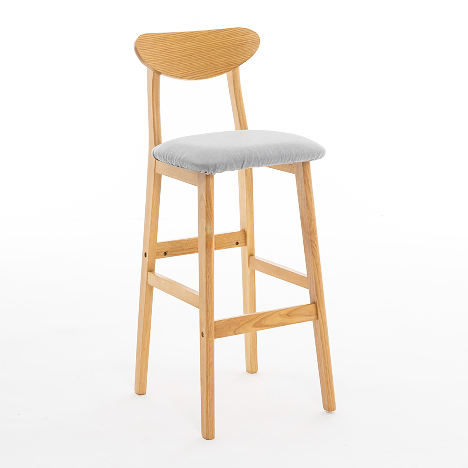 Light green ash fabric log stand