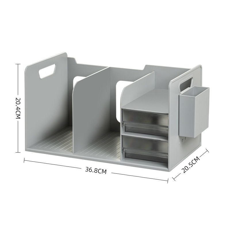 Grey-transparent drawer (with pen holder)