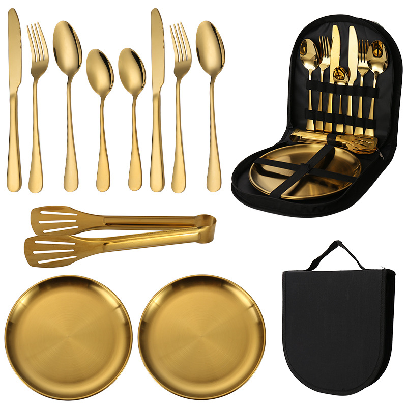 Outdoor Golden 11-piece set (tea spoon)