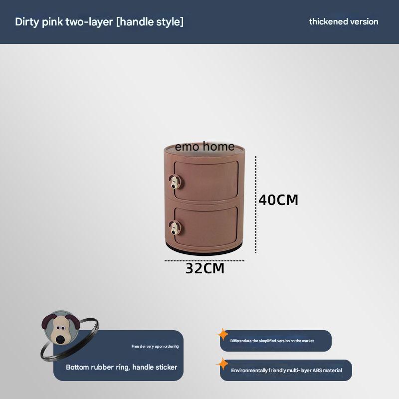 Dirty pink (handle style) [free rubber ring   handle sticker]