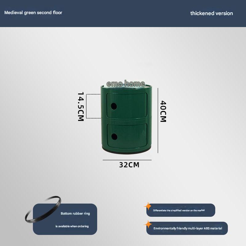 Medieval green [free bottom rubber ring]