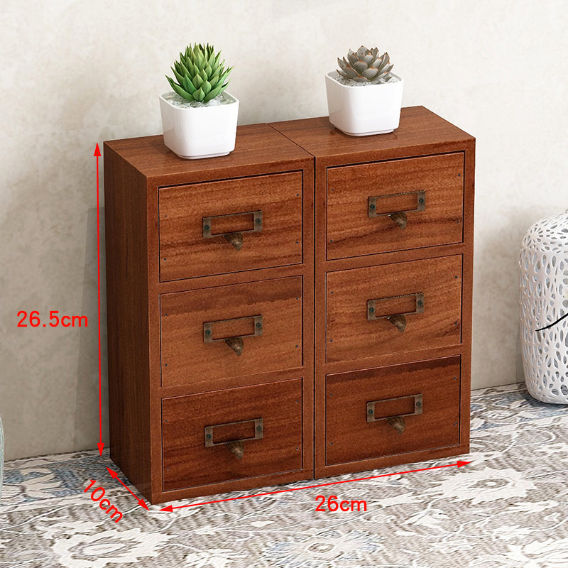 6 drawers