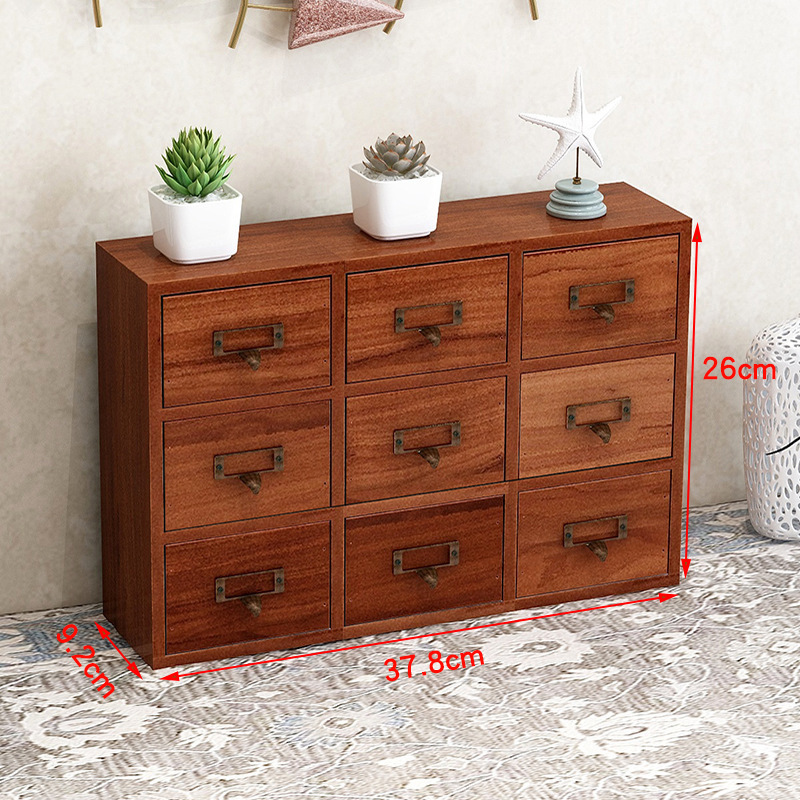 9 drawers