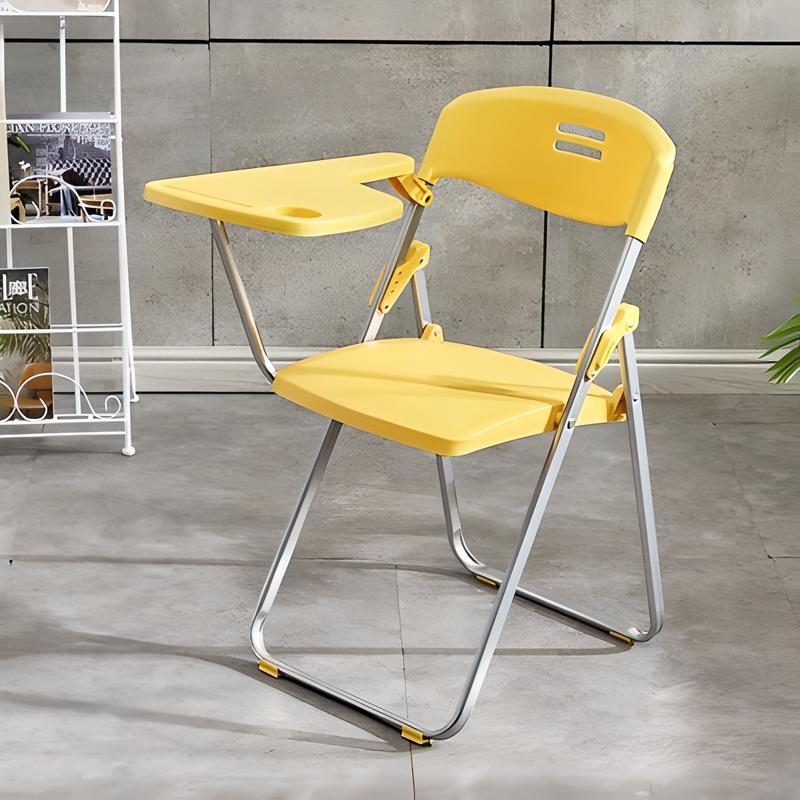 Medium yellow Single chair   writing board