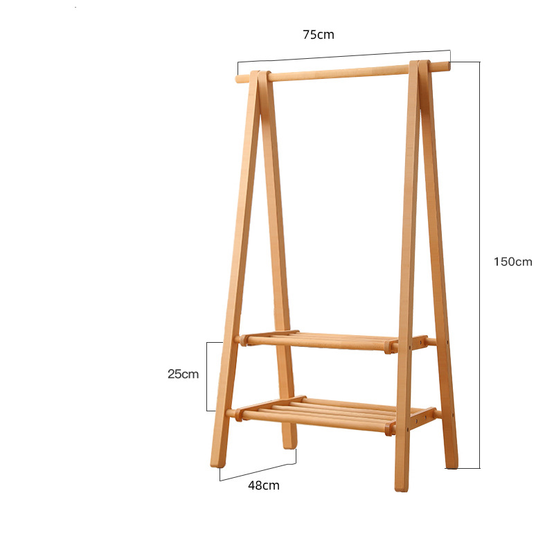 Double-layer wood color 75cm small size