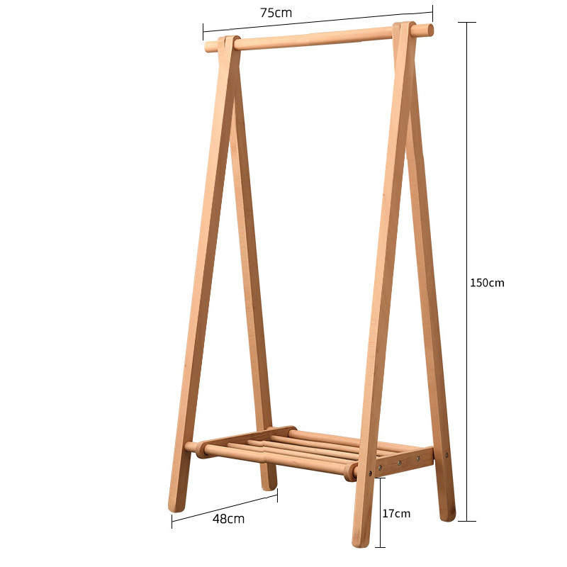 Single-layer wood color 75cm