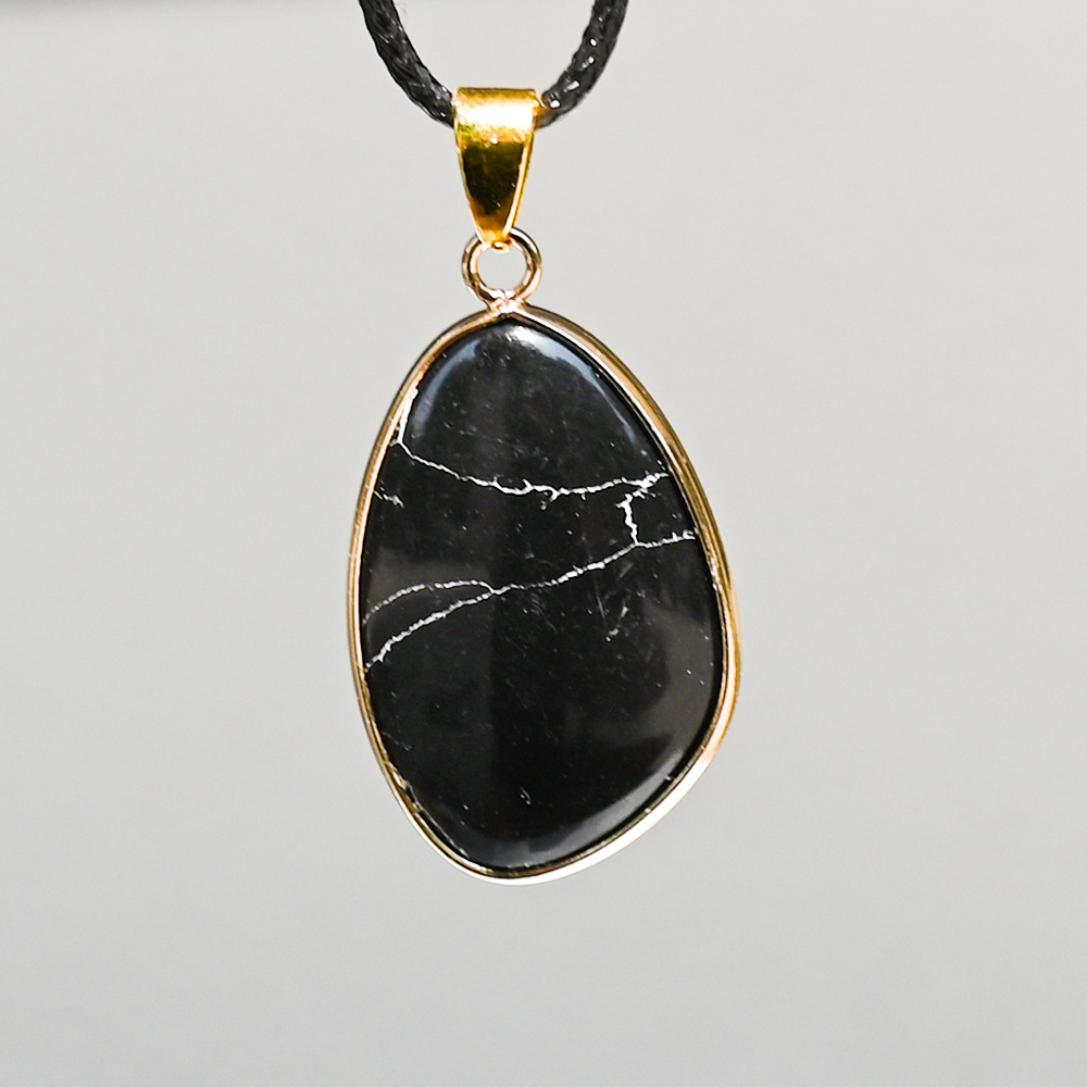 synthetic black turquoise