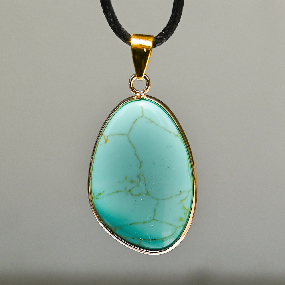 synthetic blue turquoise