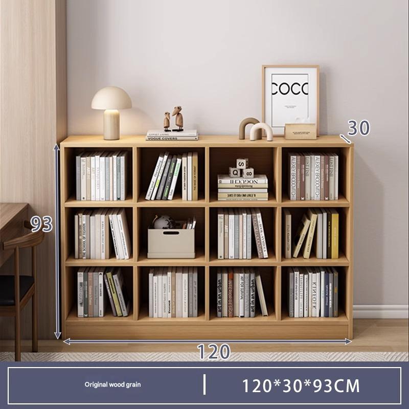 120cm three-layer 12-grid pastoral oak