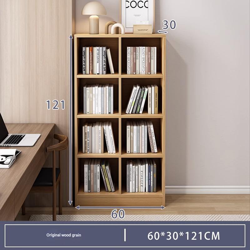 60cm four-layer 8-grid pastoral oak